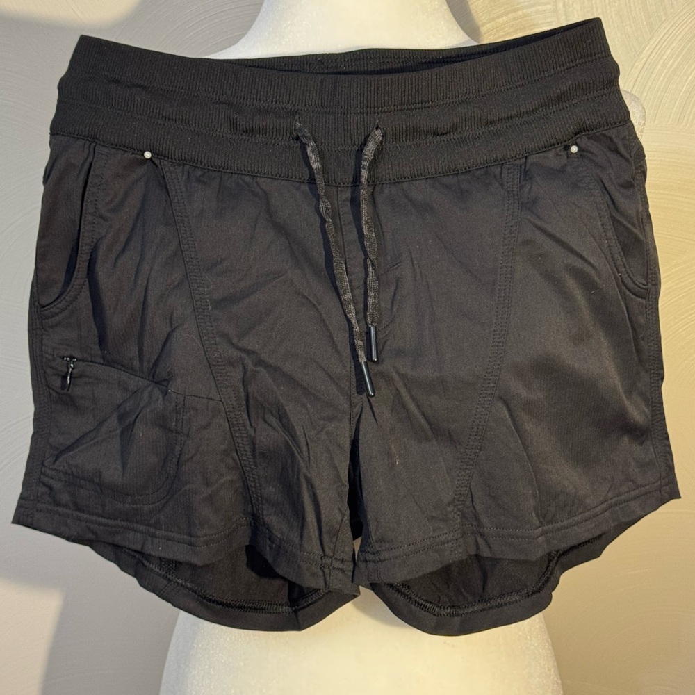 The North Face Women's Black Athletic Drawstring Running Shorts
